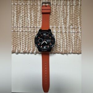 Kenneth Cole Reaction Black and Orange Sport Watch